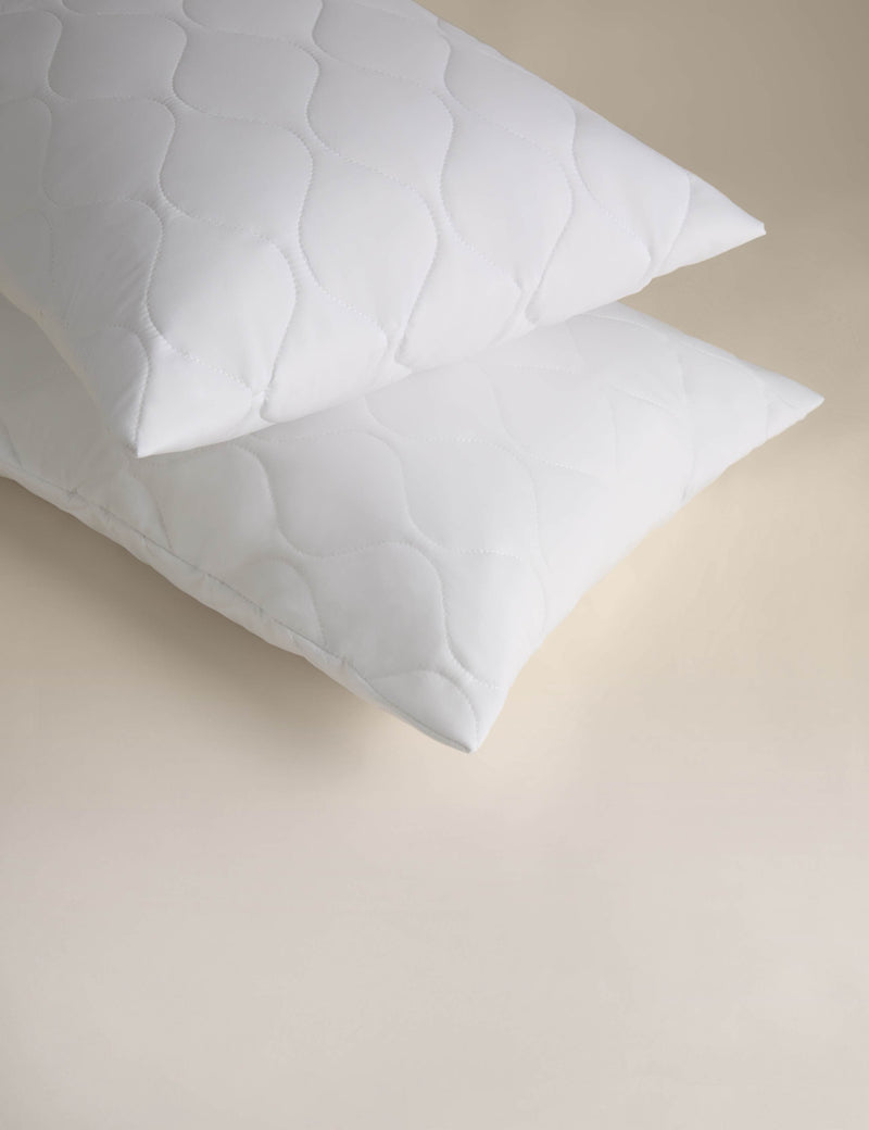 Fresh & Cool quilted pillow protectors 2 pack - British product