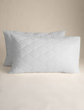 Fresh & Cool quilted pillow protectors 2 pack - British product