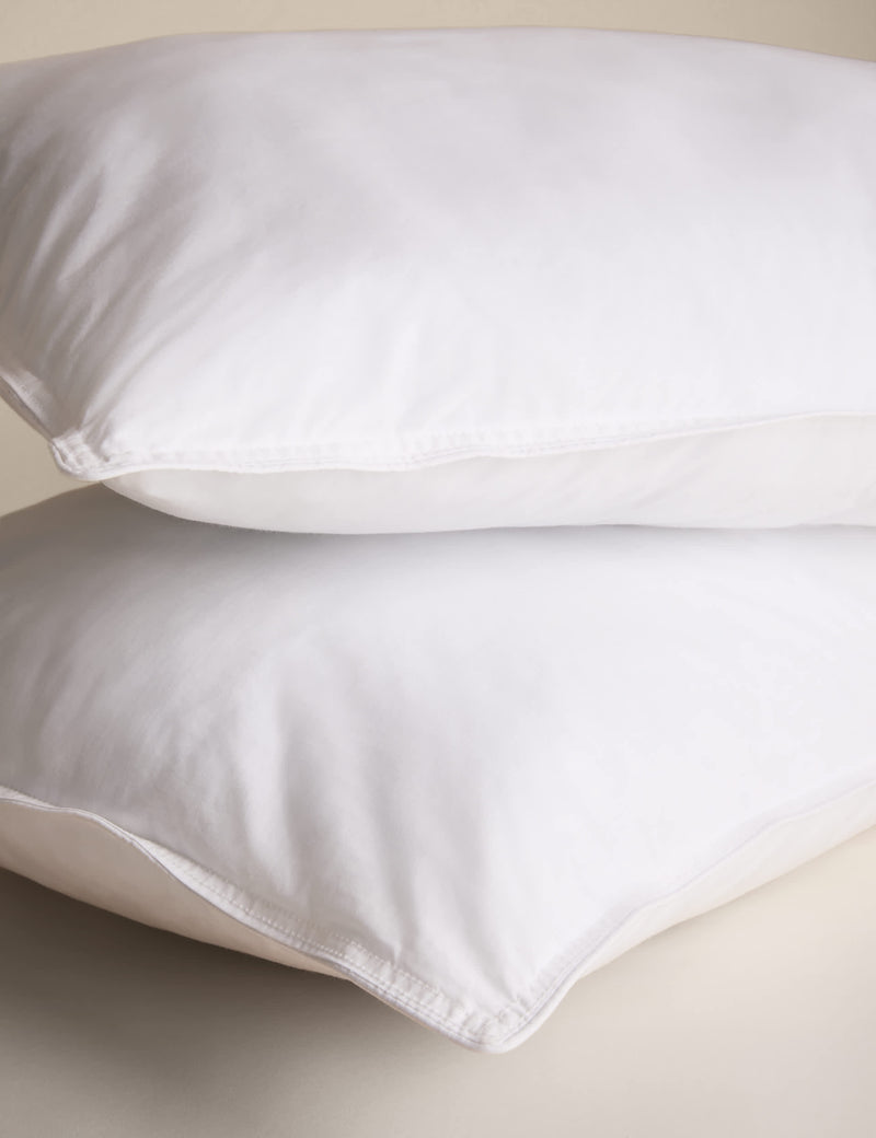 2 Pack Ultimate Comfort Pure Cotton Medium Pillows