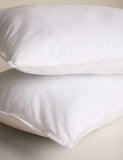 2 Pack Ultimate Comfort Pure Cotton Medium Pillows