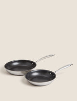 2 Piece Tri-Ply Frying Pan Set