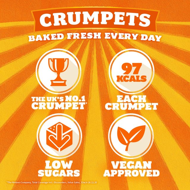Warburtons Crumpets 9 per pack GOODS M&S