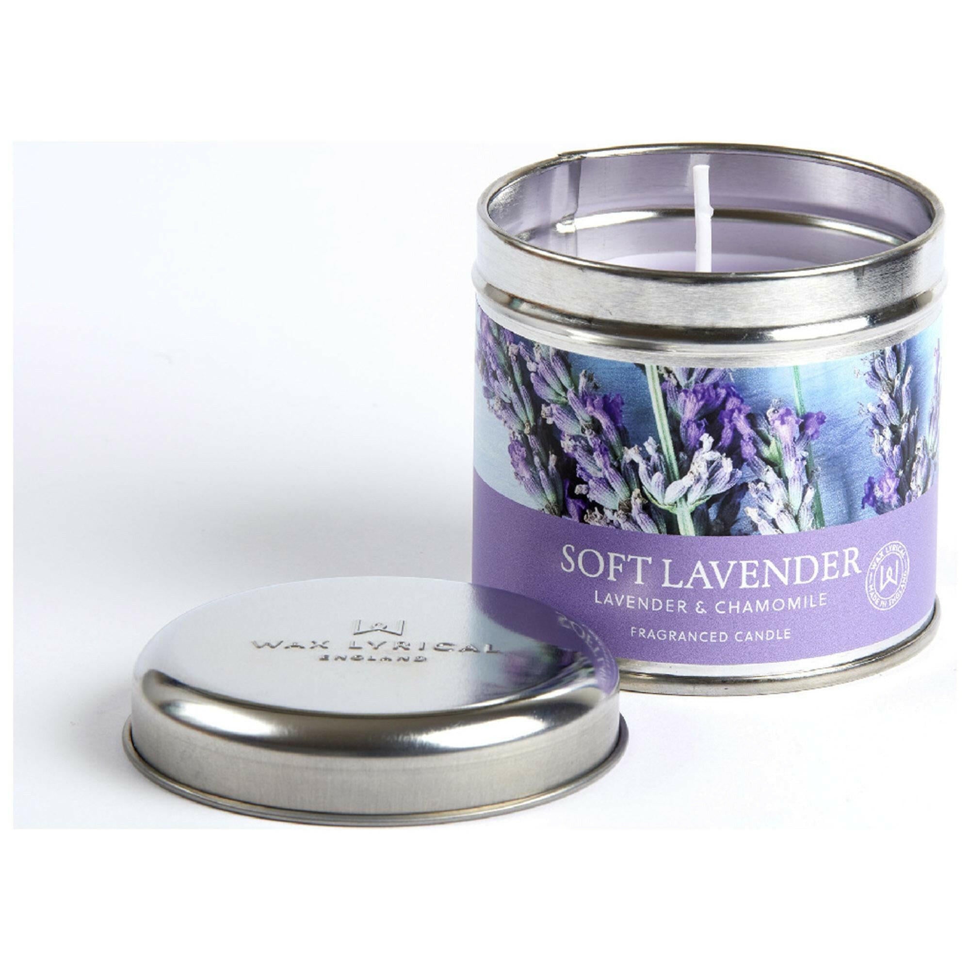 Wax Lyrical Small Scented Candle - Soft Lavender GOODS Sainsburys