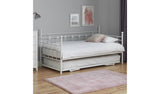 Argos Home Abigail daybed with trundle and two mattresses in white - British product