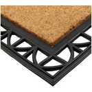 Argos Home Traditional Natural & Black Short Pile Doormat
