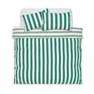Habitat stripe green and white duvet cover set single, UK version