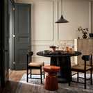 Habitat set of 3 reactive stoneware nibble bowls in navy, UK version