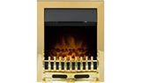 Adam Blenheim brass electric inset fire 50.7cm wide - British product