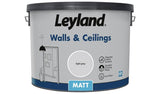 Leyland Wall & Ceiling Matt Paint Light Grey 10L, UK version