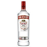 Smirnoff No. 21 Red Label Vodka 1L (British brand)