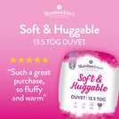 Slumberdown Soft & Huggable 13.5 Tog Double Duvet (British brand)