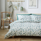 Argos Home Modern Scandi Floral Green double duvet cover set - British product