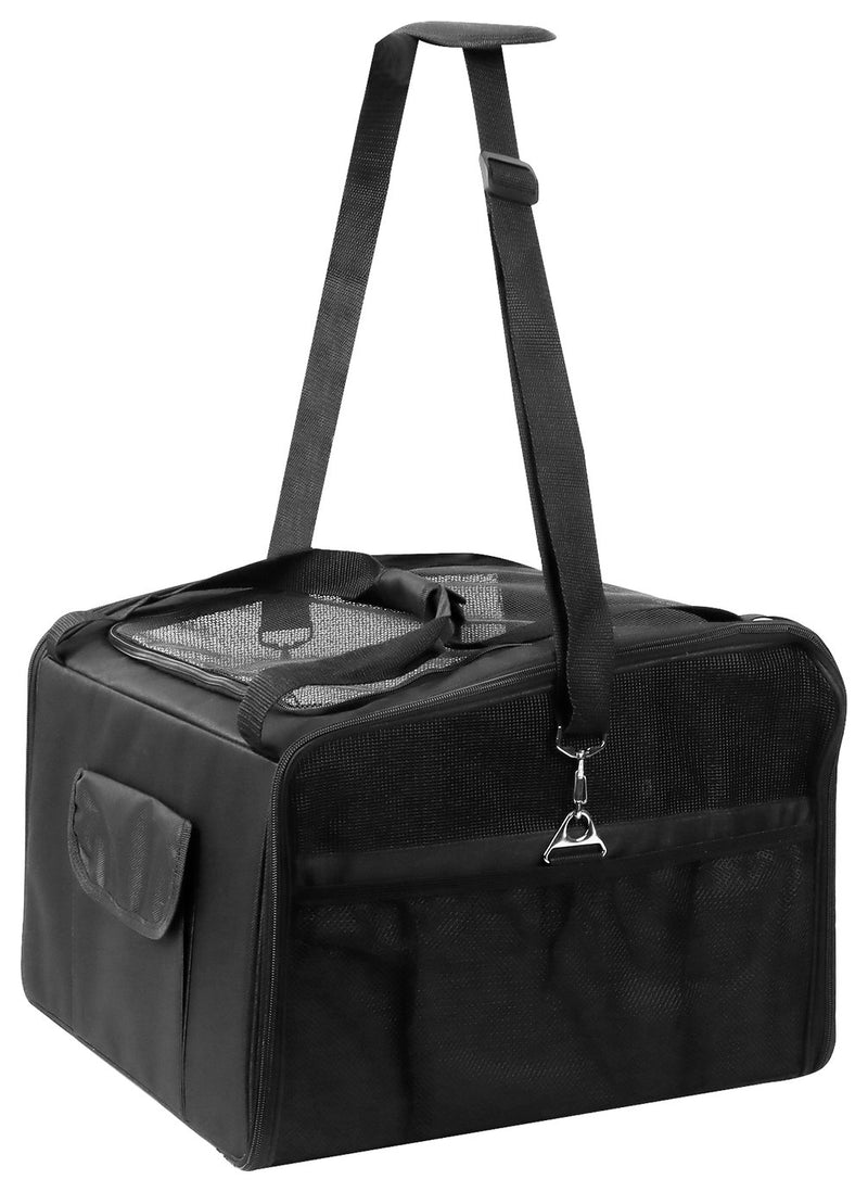 Streetwize black foldable pet carrier 2.2kg (British brand)