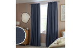 Habitat Blackout Pencil Pleat Curtains Navy 117x137cm, UK version