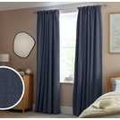 Habitat Blackout Pencil Pleat Curtains Navy 117x137cm, UK version