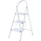 Werner 3 Tread White Stepstool