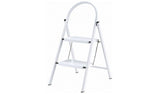 Werner 2 Tread Steel-Framed Stepstool White Step Stool 0.45m Height