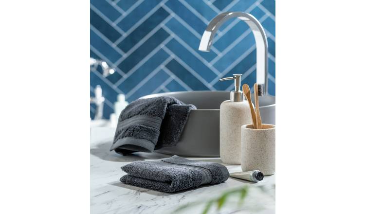 Habitat face cloths Slate Grey 30x30cm, UK version