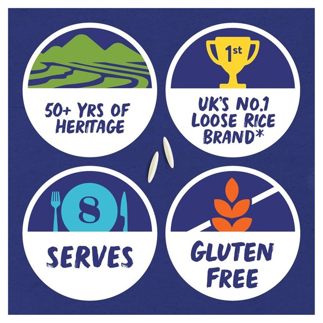 Tilda Boil in the Bag Pure Basmati Rice 8 x 62.5g GOODS M&S