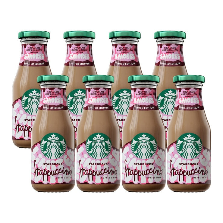 Starbucks Frappuccino S'mores Coffee Drink 8 x 250ml (British brand)