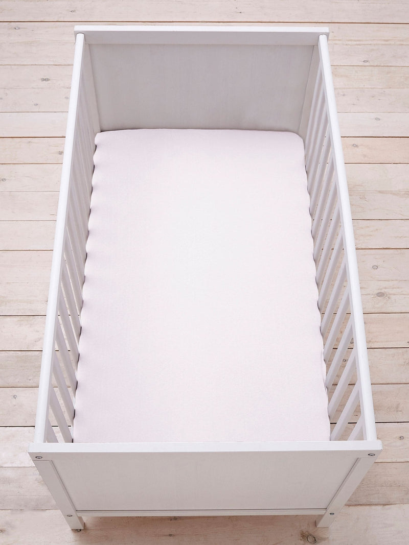 Silentnight cot bed fitted sheets White 2 Pack (British brand)