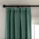 Habitat blackout pencil pleat curtains green 168x229cm, UK version
