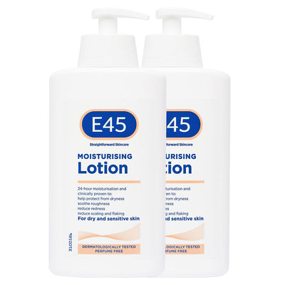 E45 Moisturising Lotion 2 x 500ml
