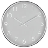 Acctim wall clock grey 25cm - British product
