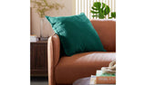 Habitat Linen Look Green Cushion 50x50cm