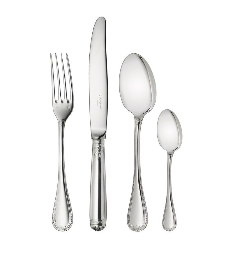 Christofle Malmaison silver-plated 48-piece cutlery set - British product