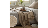 Habitat Boucle Throw Natural Blanket 125x150cm