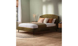 Silentnight Evana Olive Velvet Upholstered Bed Frame Superking