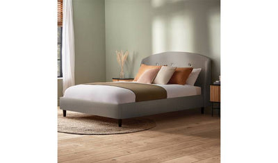 Silentnight Evana Double Fabric Bed Frame in Grey
