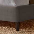 Silentnight Superking Bed Frame Grey (British brand)
