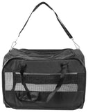 Streetwize Deluxe Collapsible Pet Car Kennel - Black