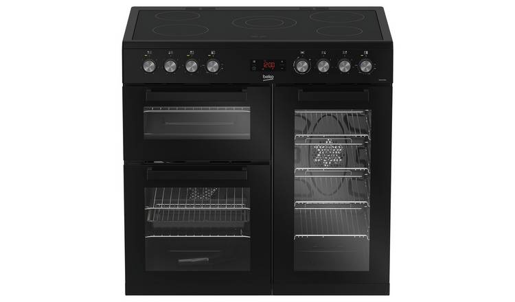 Beko KDVC90K 90cm Electric Range Cooker - Black