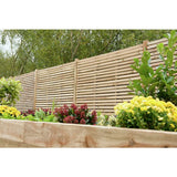 Forest Garden 6x6 Double Slatted Panel x3 set - British product