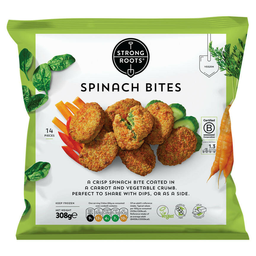 Strong Roots Spinach Bites GOODS ASDA