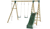 Plum Giant Baboon Outdoor Wooden Swing Set