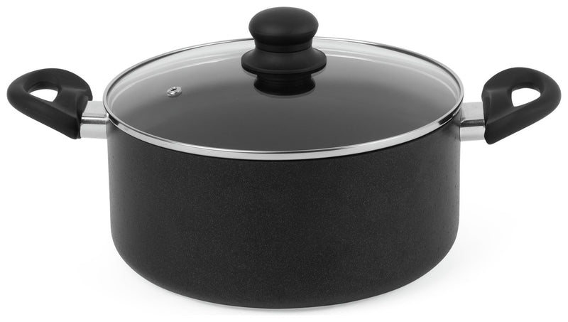 Russell Hobbs 24cm diamond stone aluminium stock pot, imported from the UK