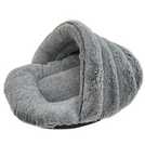 Fluffy Hooded Pet Bed Large - British product