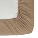 Habitat Cotton Rich 180 TC Taupe Fitted Sheet - Double