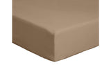 Habitat Cotton Rich 180 TC Taupe Fitted Bed Sheet King Size
