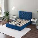 Aspire Kingsize Ottoman Bed in Navy - British product