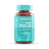 Novomins Focus Strawberry Flavour Food Supplement 60 Gummies