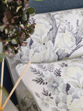 Laura Ashley Blue Midnight Belvedere duvet cover and pillowcase set, UK version