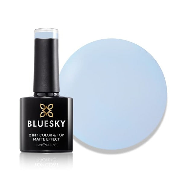 Bluesky Matte Top Gel Baby Blue Bliss - British product