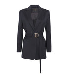 Maje pleated belted blazer, imported from the UK