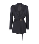 Maje Pleated Belted Blazer Women's Blazer