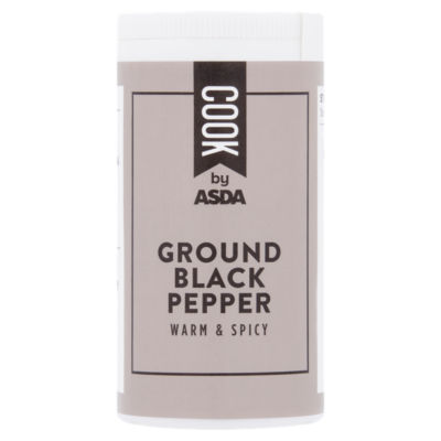 COOK by ASDA Ground Black Pepper Spice 25g
